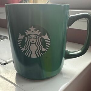 Starbucks 15oz Green Mug with Logo
